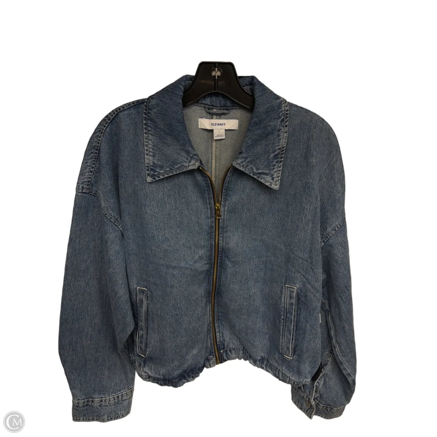 Jacket Denim By Old Navy In Blue Denim, Size: L