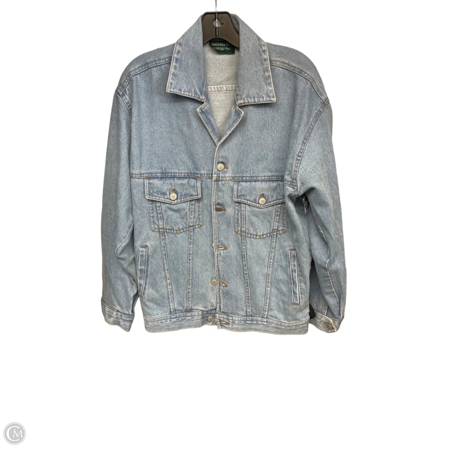 Jacket Denim By Clothes Mentor In Blue Denim, Size: S
