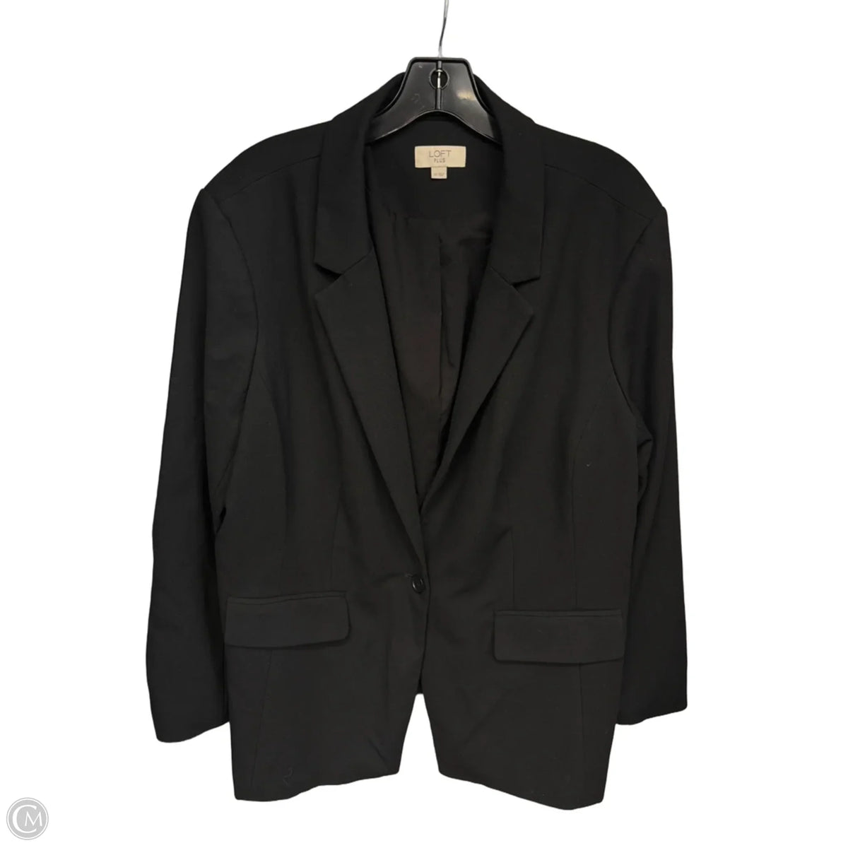 Blazer By Loft In Black, Size: 20