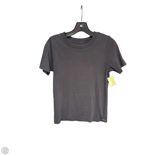 Top Short Sleeve Basic By Madewell In Grey, Size: Xs