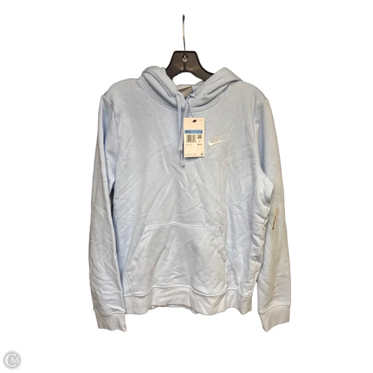 Athletic Sweatshirt Hoodie By Nike Apparel In Blue, Size: M