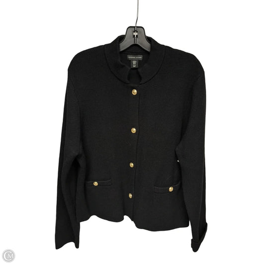 Jacket Other By Adrienne Vittadini In Black, Size: Xl