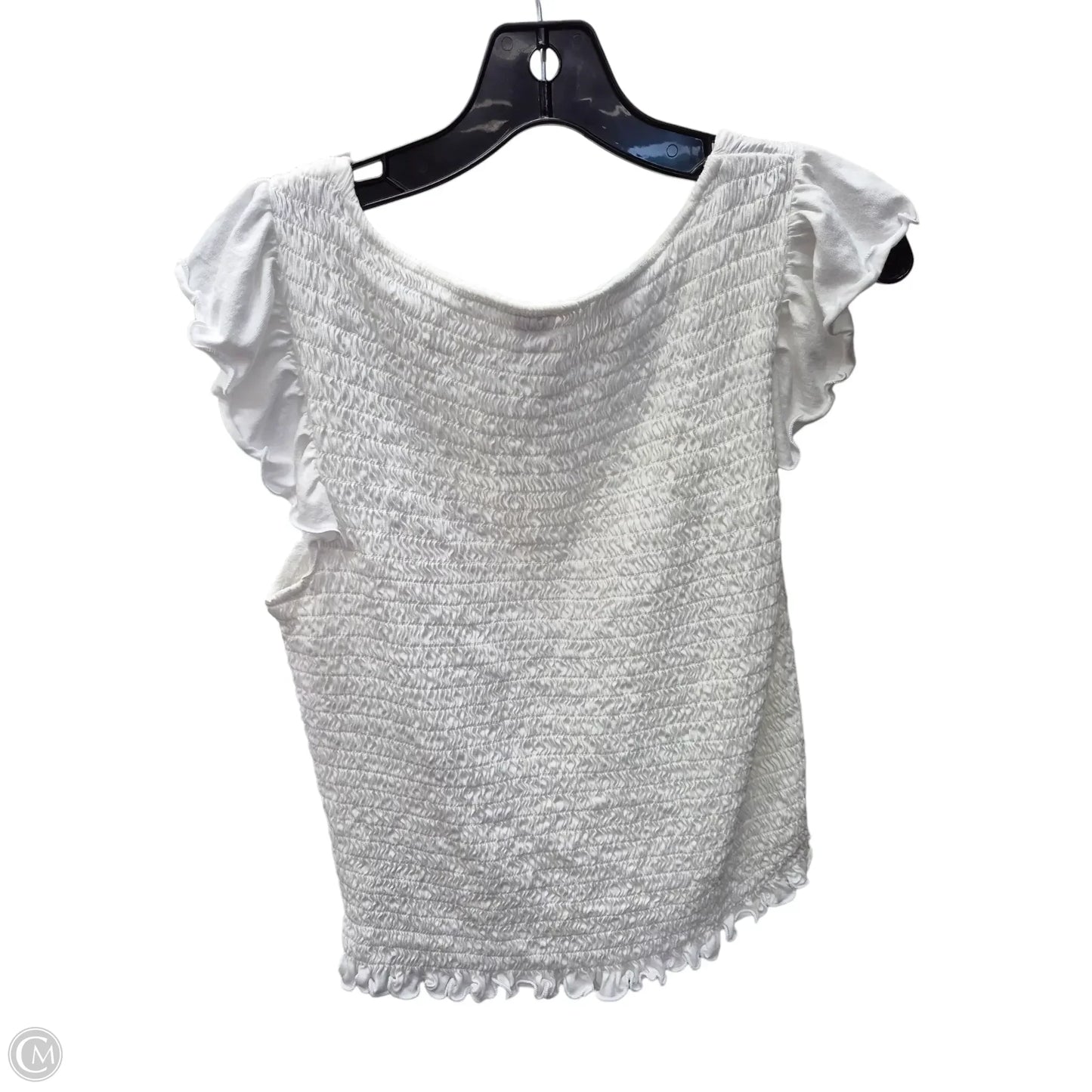 Top Sleeveless By Old Navy In White, Size: L