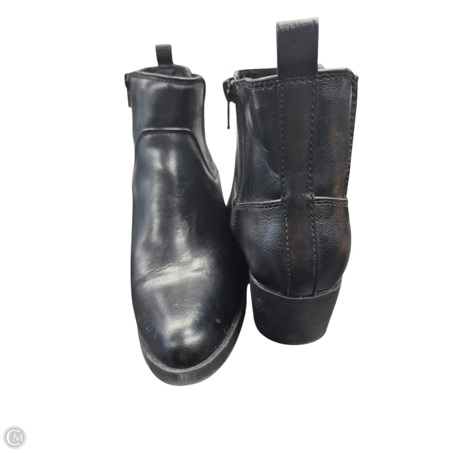 Boots Ankle Heels By Old Navy In Black, Size: 7