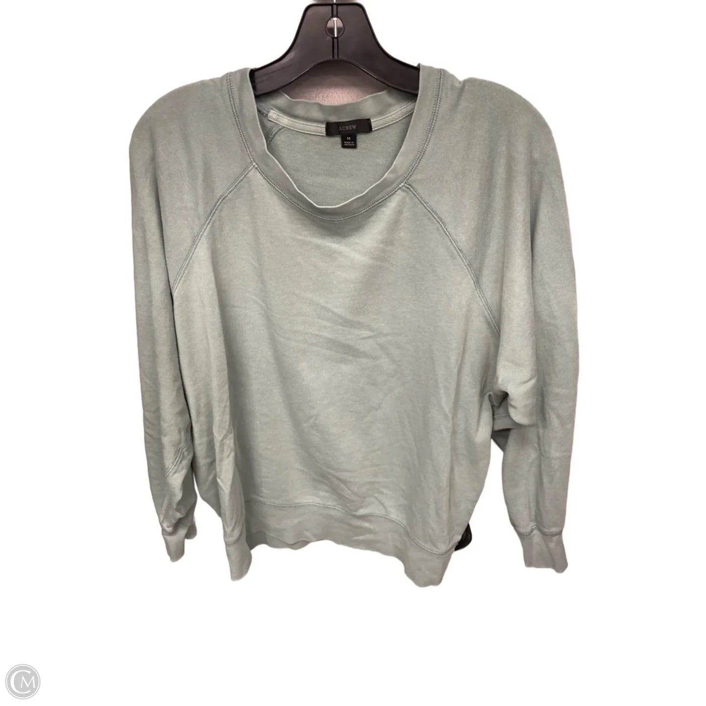 Top Long Sleeve By J. Crew In Green, Size: M