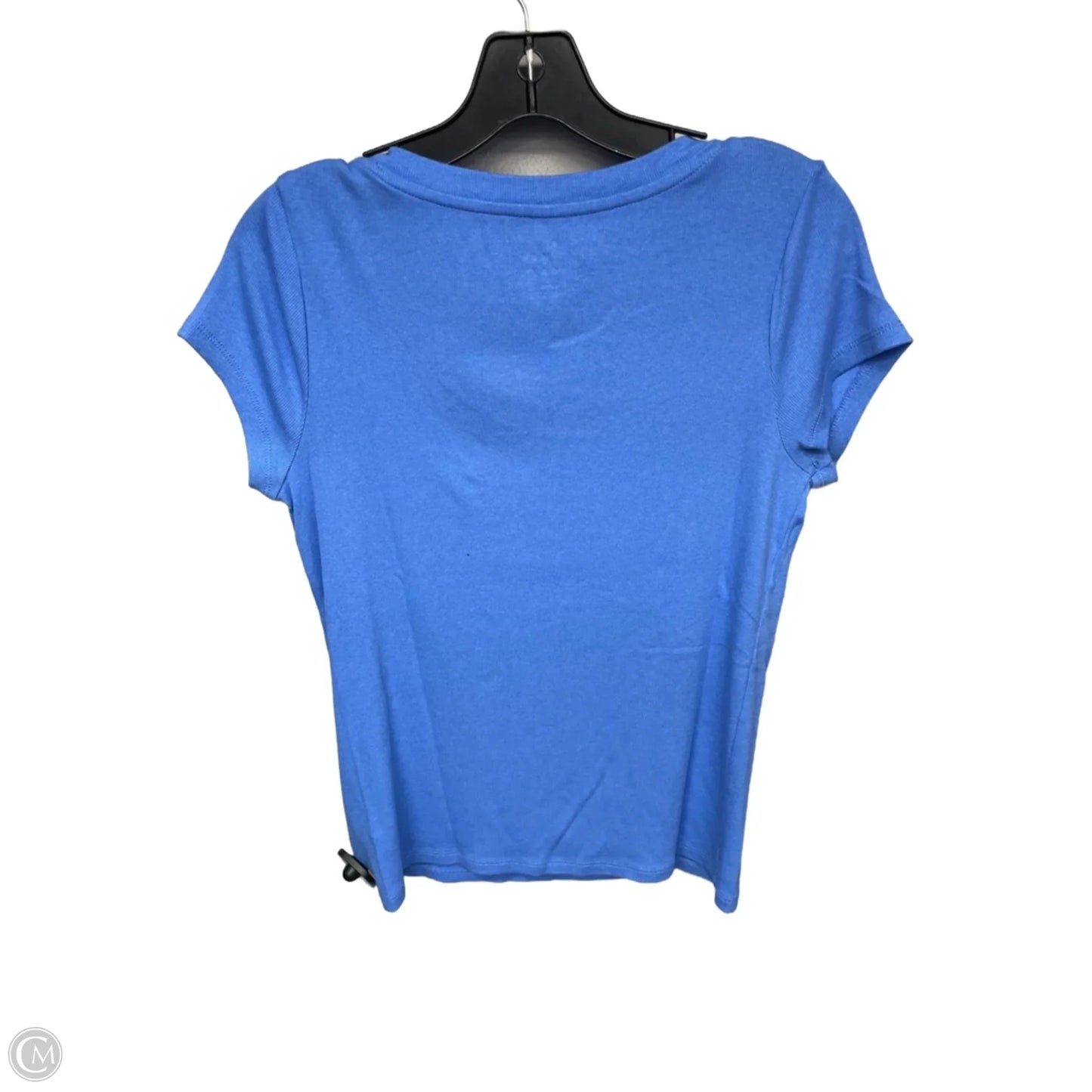 Top Short Sleeve Basic By A New Day In Blue, Size: L