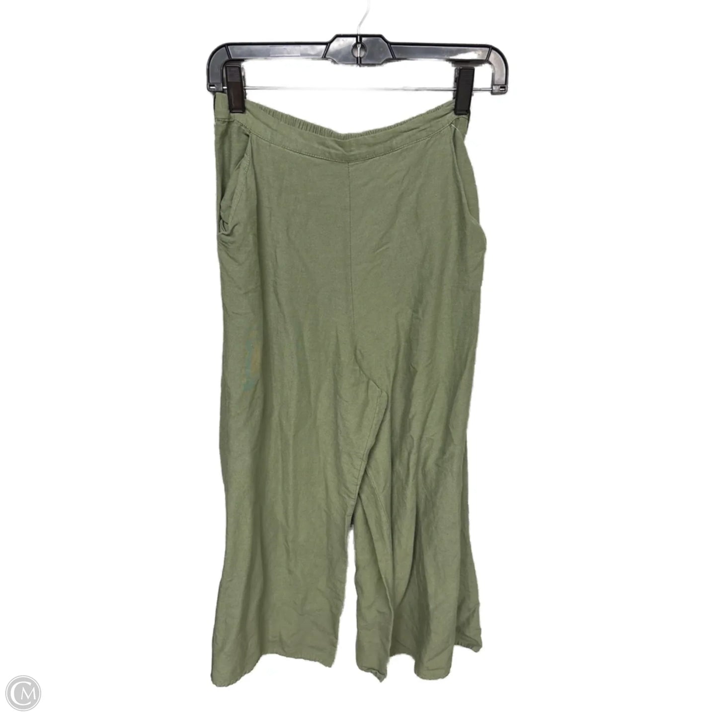 Pants Cropped By Clothes Mentor In Green, Size: S