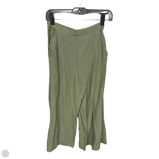Pants Cropped By Clothes Mentor In Green, Size: S