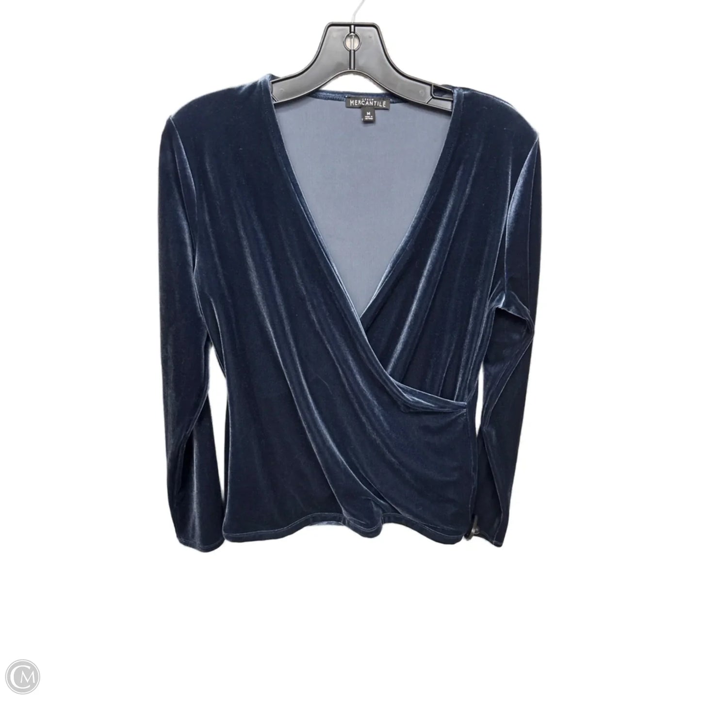 Top Long Sleeve By J. Crew In Blue, Size: M