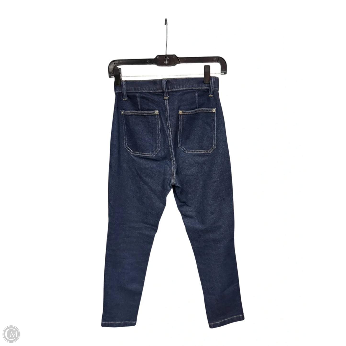 Jeans Straight By Banana Republic In Blue Denim, Size: 0