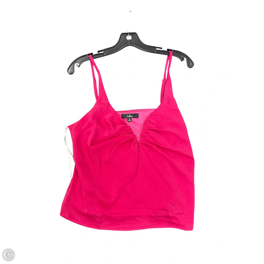 Top Sleeveless By Lulus In Pink, Size: M
