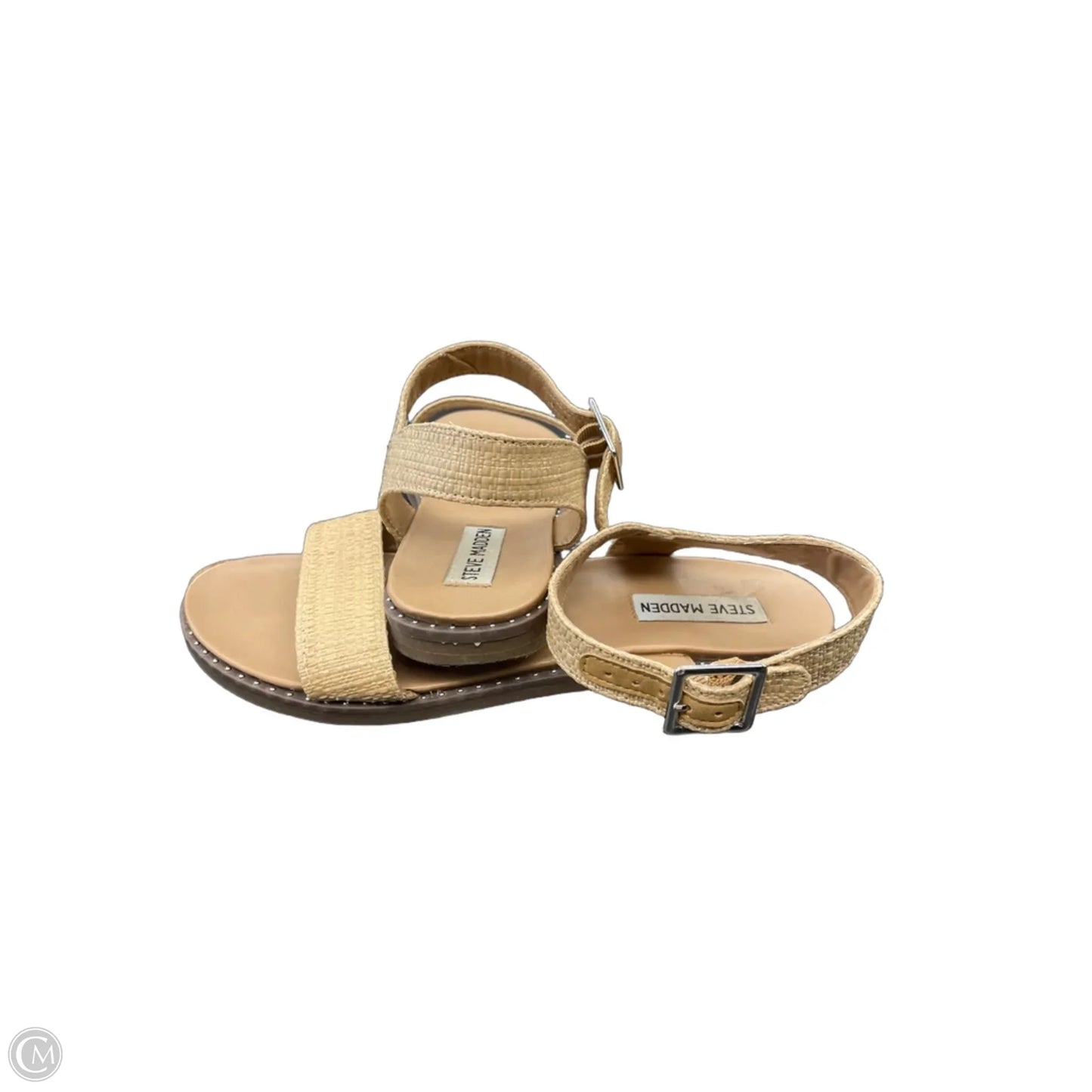 Sandals Flats By Steve Madden In Tan, Size: 7