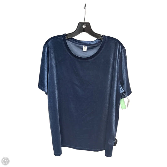 Top Short Sleeve By Old Navy In Blue, Size: Xl