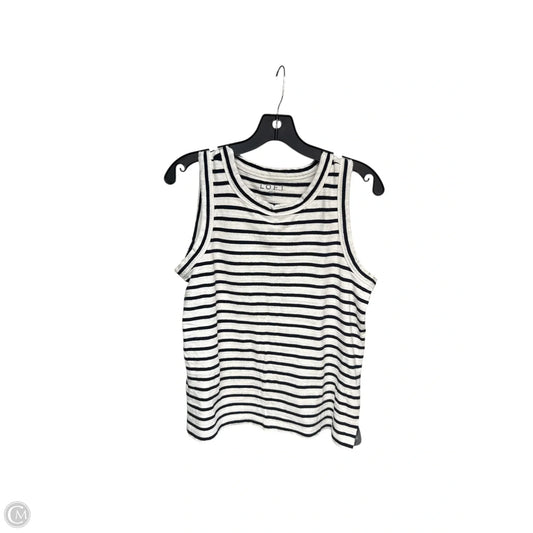 Tank Top By Loft In Striped Pattern, Size: M