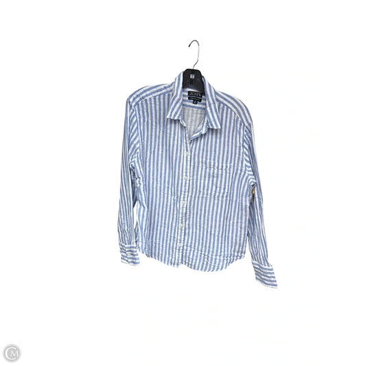 Top Long Sleeve By J. Crew In Striped Pattern, Size: 10