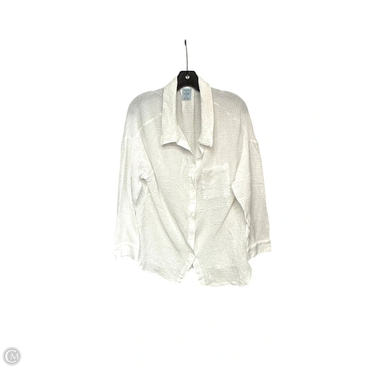 Swimwear Cover-up By Shade & Shore In White, Size: M