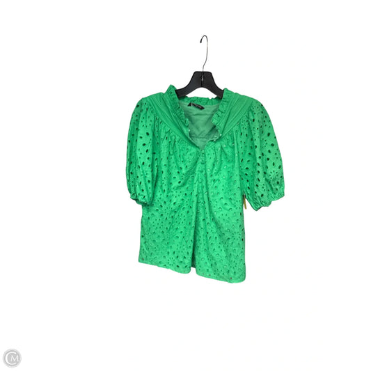 Top Short Sleeve By Clothes Mentor In Green, Size: S