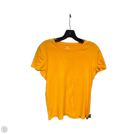 Top Short Sleeve By Jones New York In Orange, Size: Xl