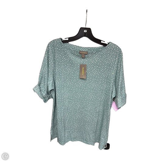 Top Short Sleeve By Style And Co Collection Women In Blue, Size: Xl