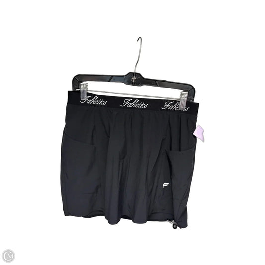 Athletic Skort By Fabletics In Black, Size: M