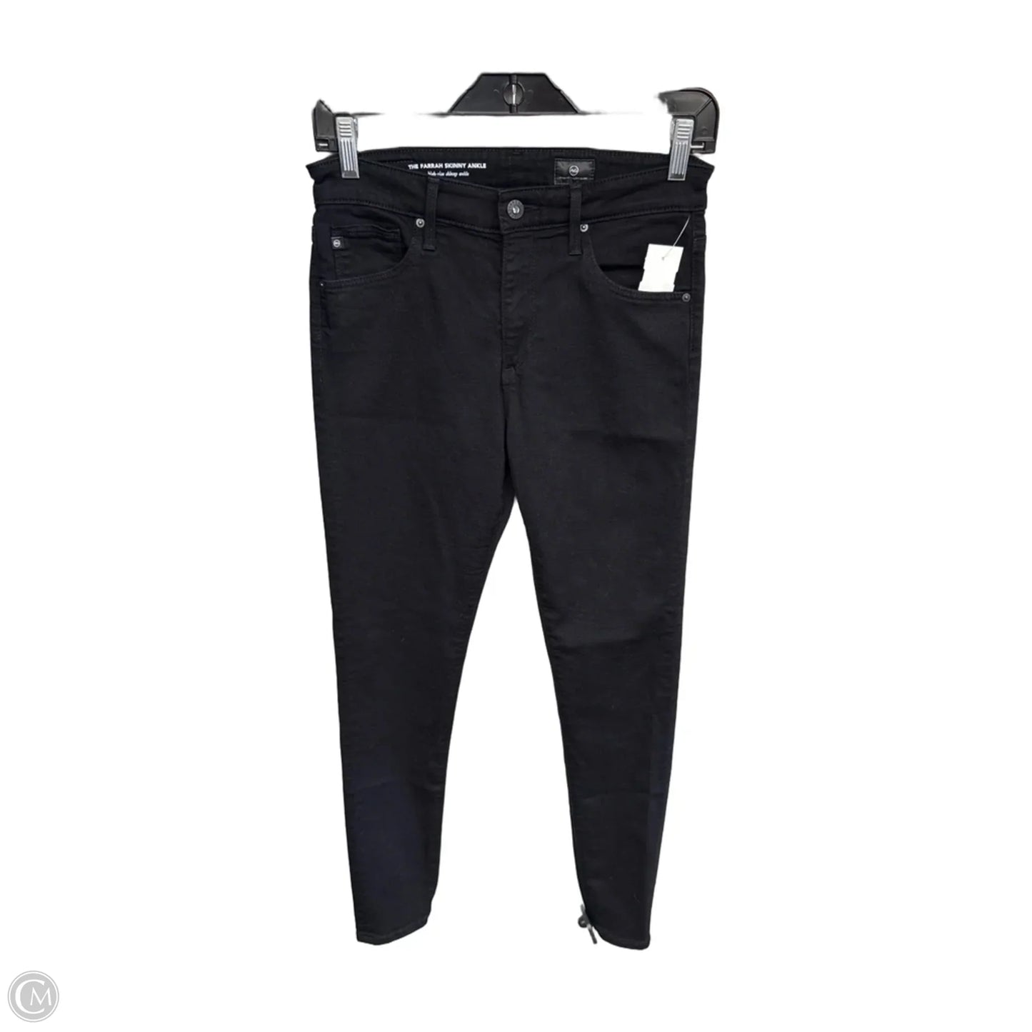 Jeans Skinny By Ag Jeans In Black, Size: 2