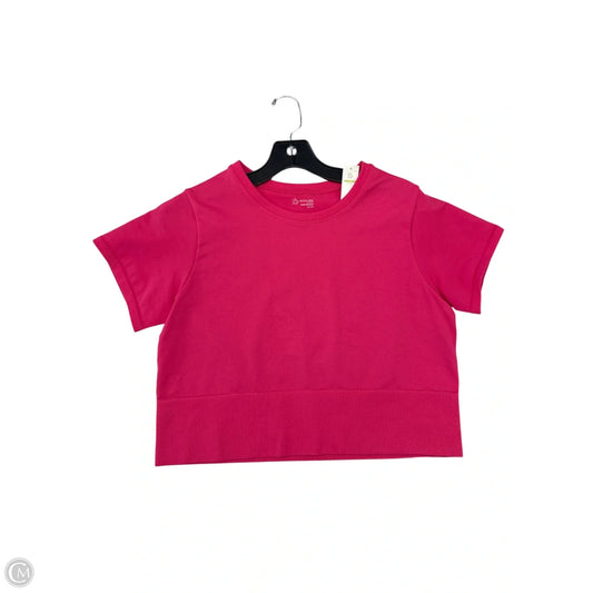 Athletic Top Short Sleeve By Offline By Aerie In Pink, Size: Xl