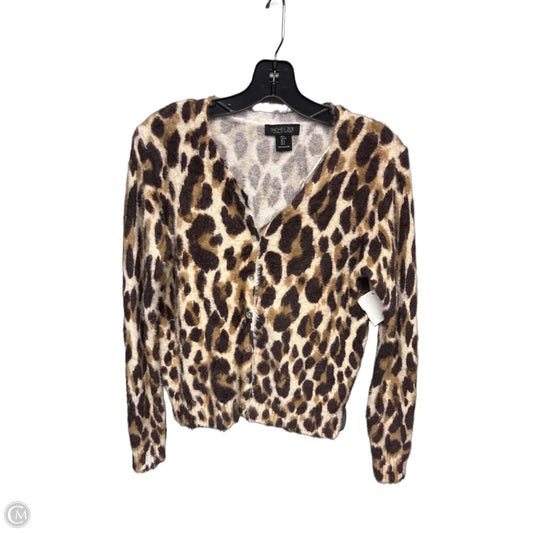 Cardigan By Rachel Zoe In Animal Print, Size: S