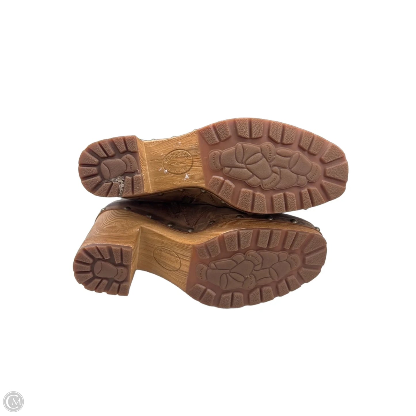 Boots Ankle Heels By Kork Ease In Brown, Size: 7