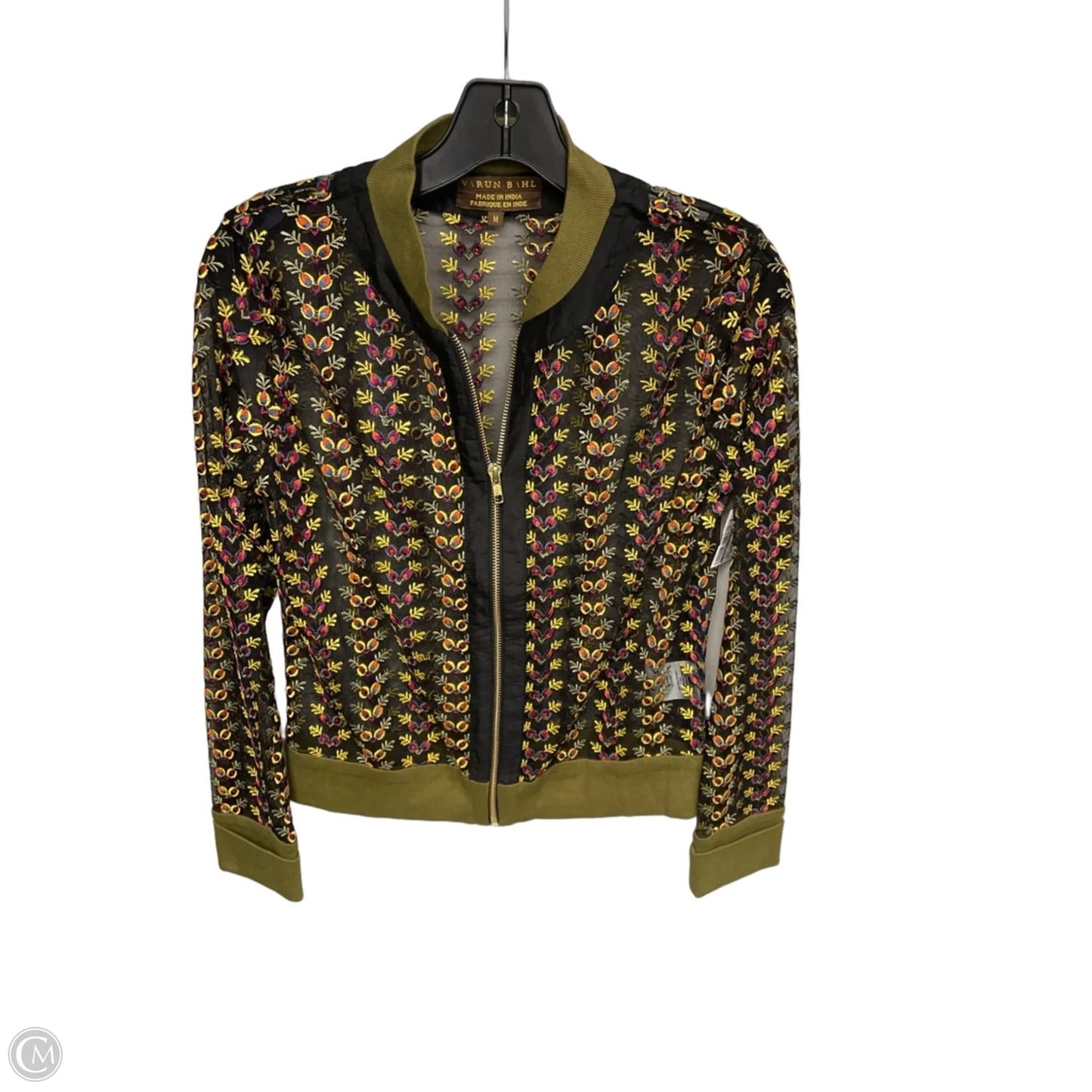 Jacket Other By Clothes Mentor In Green & Yellow, Size: M