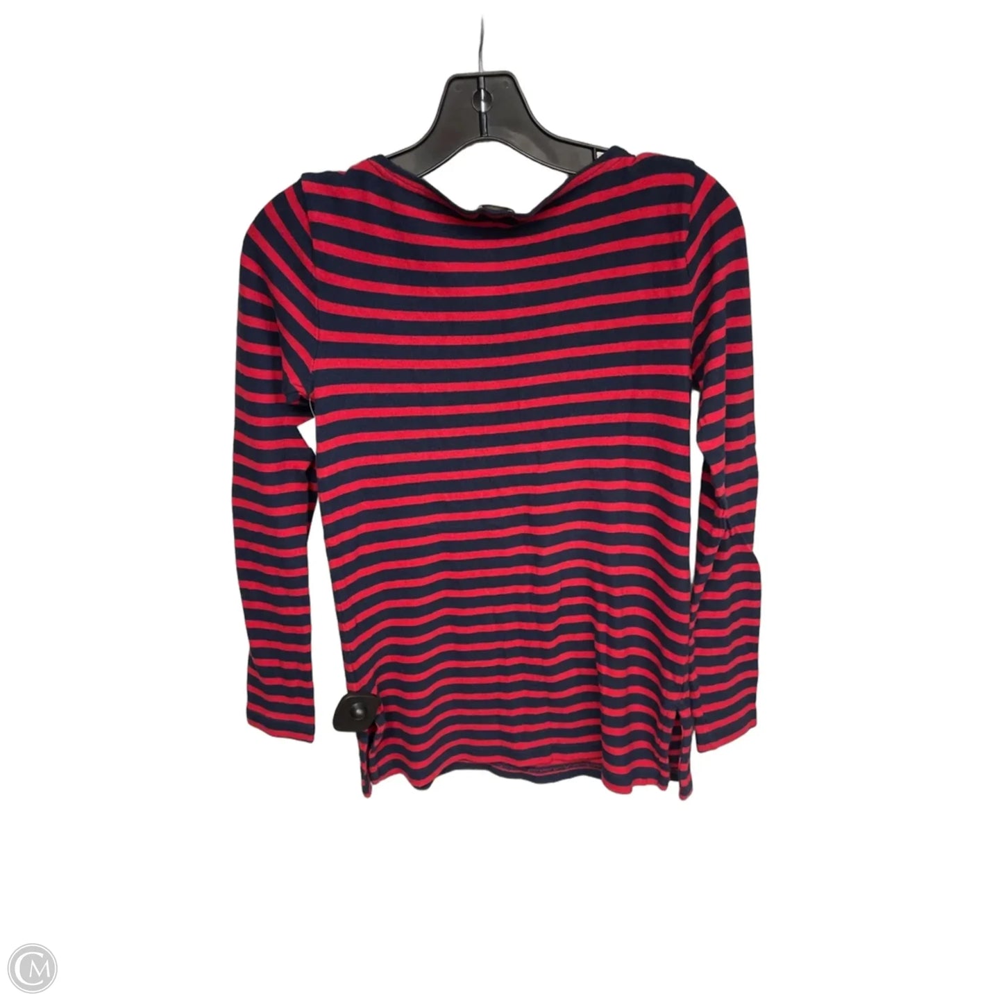 Top Long Sleeve By J. Crew In Striped Pattern, Size: Xs