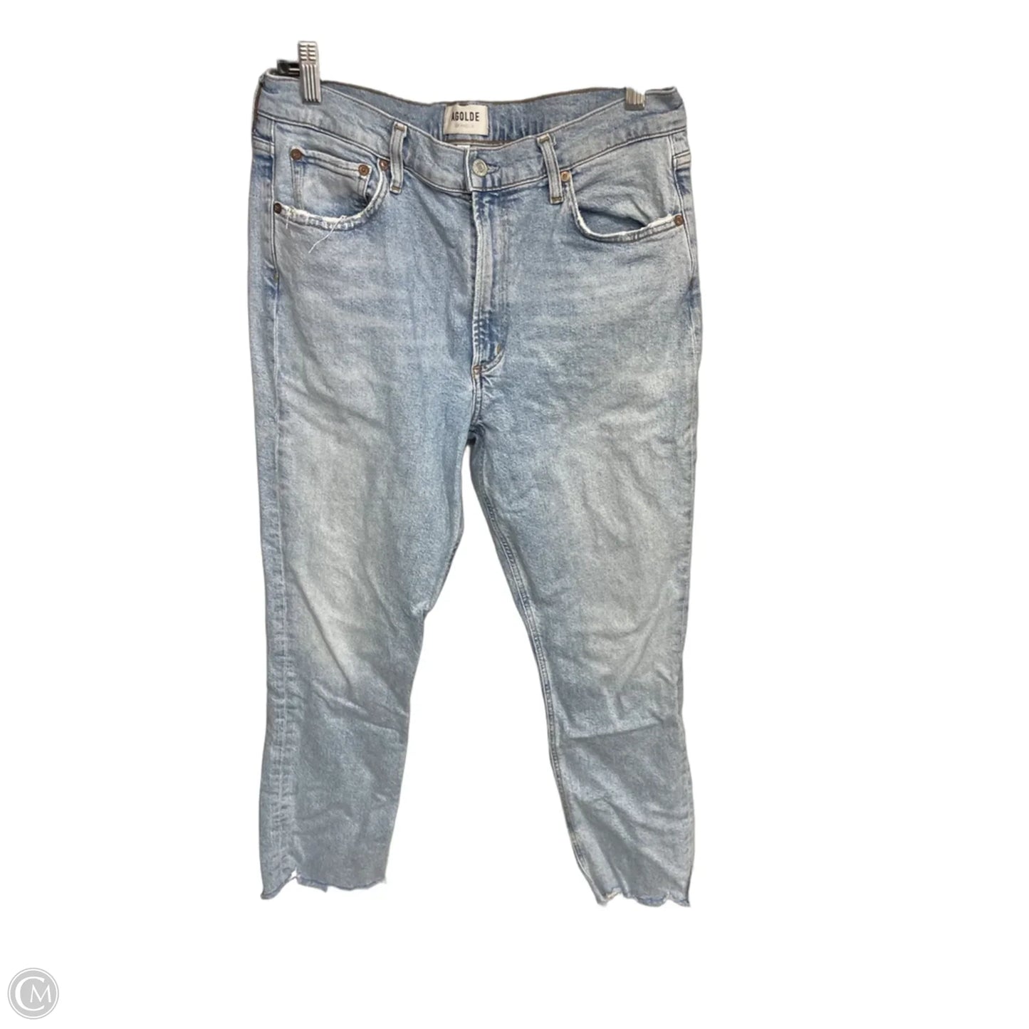 Jeans Designer By Agolde In Blue Denim, Size: 12