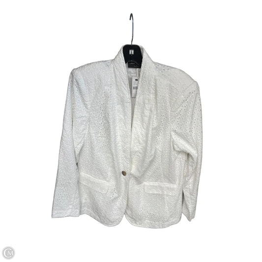 Blazer By Lane Bryant In White, Size: 18