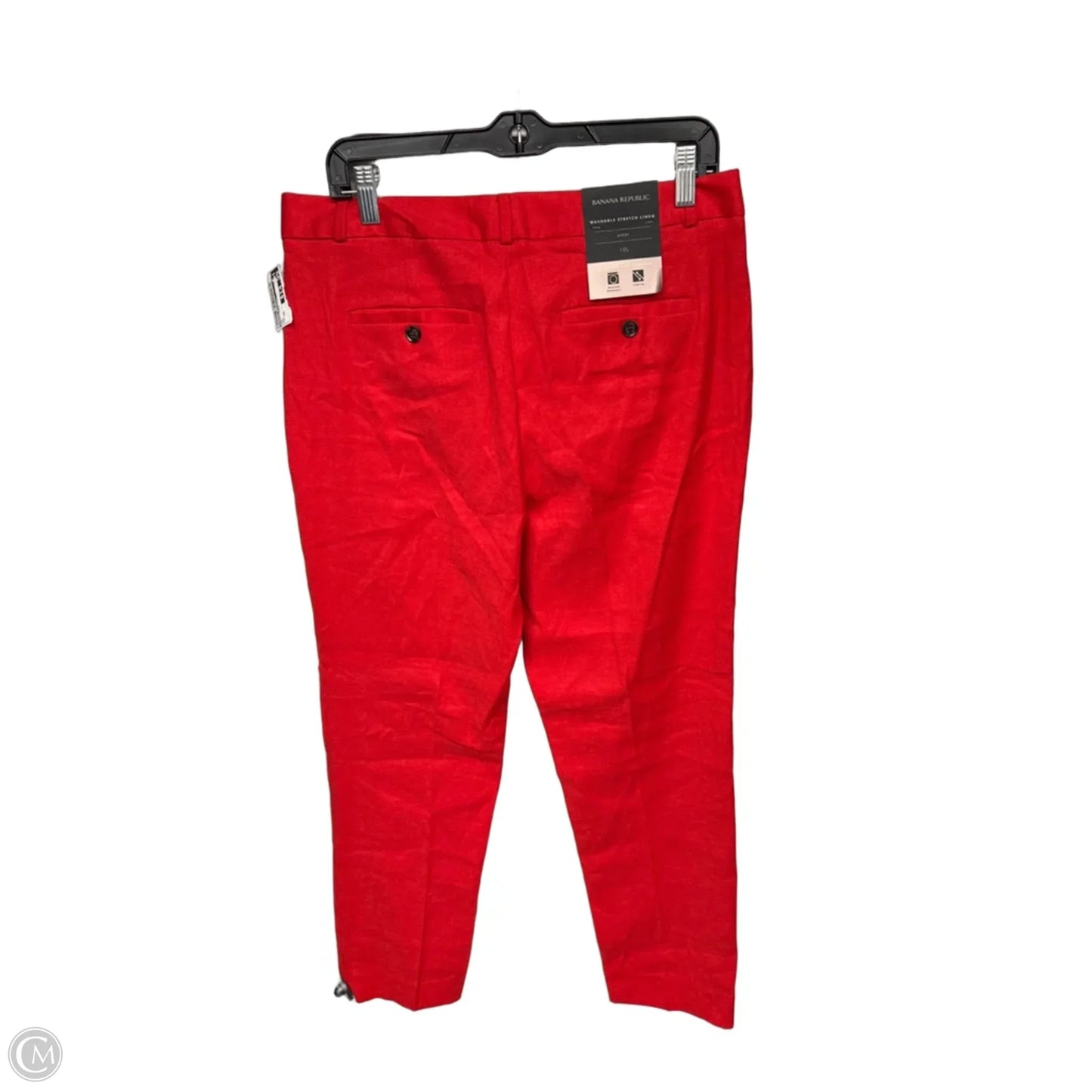 Pants Linen By Banana Republic In Red, Size: 10l