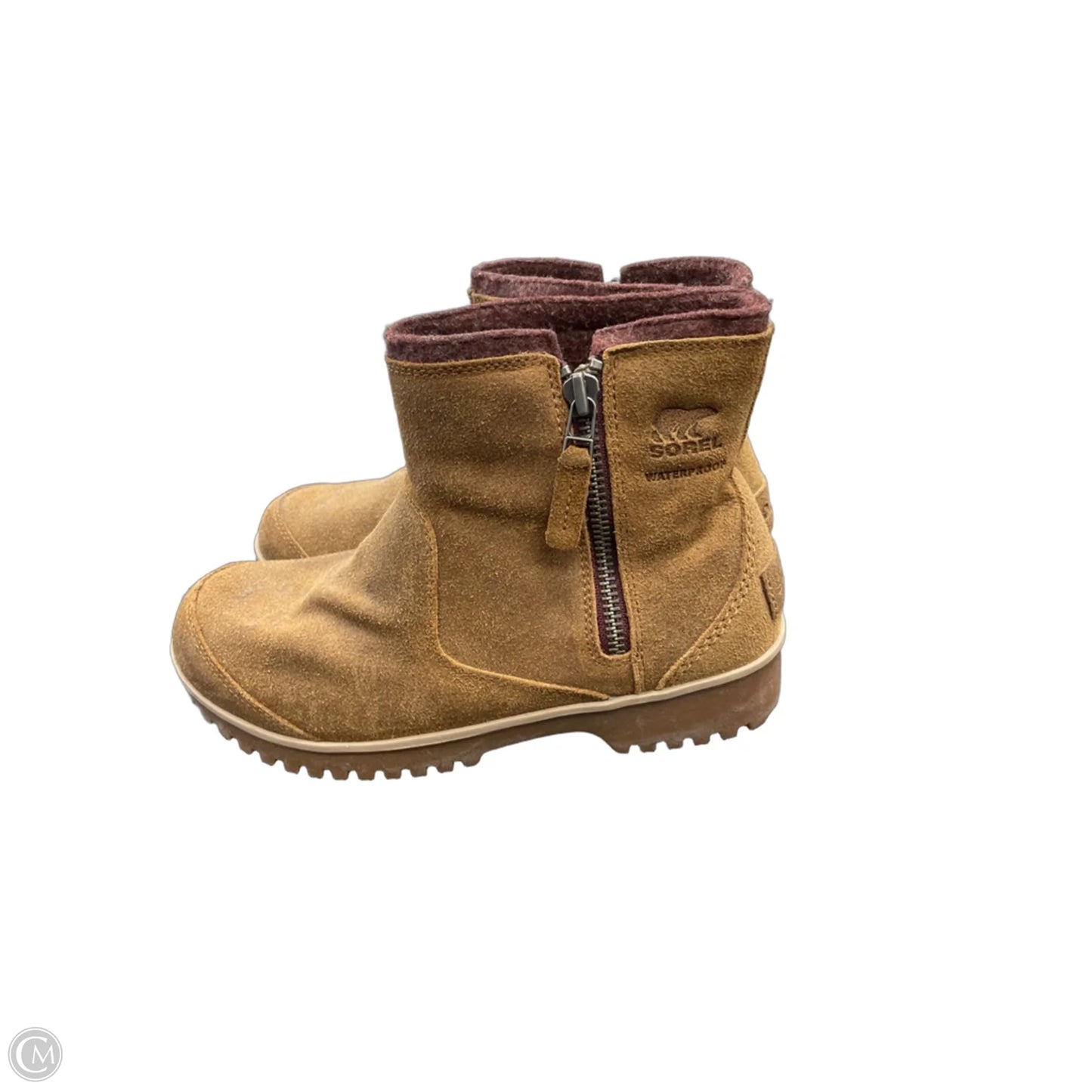 Boots Ankle Flats By Sorel In Brown, Size: 8