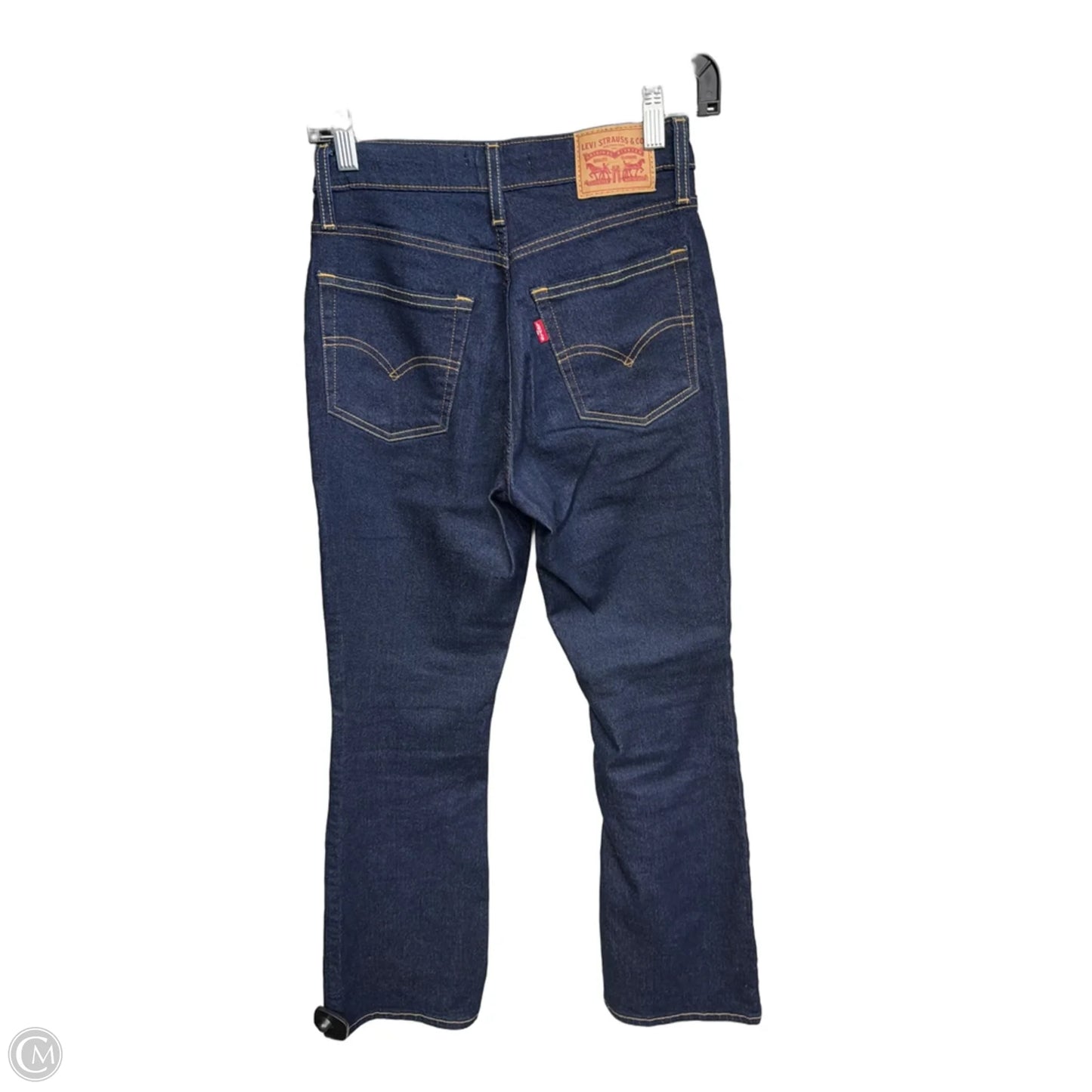 Jeans Boot Cut By Levis In Blue Denim, Size: 2