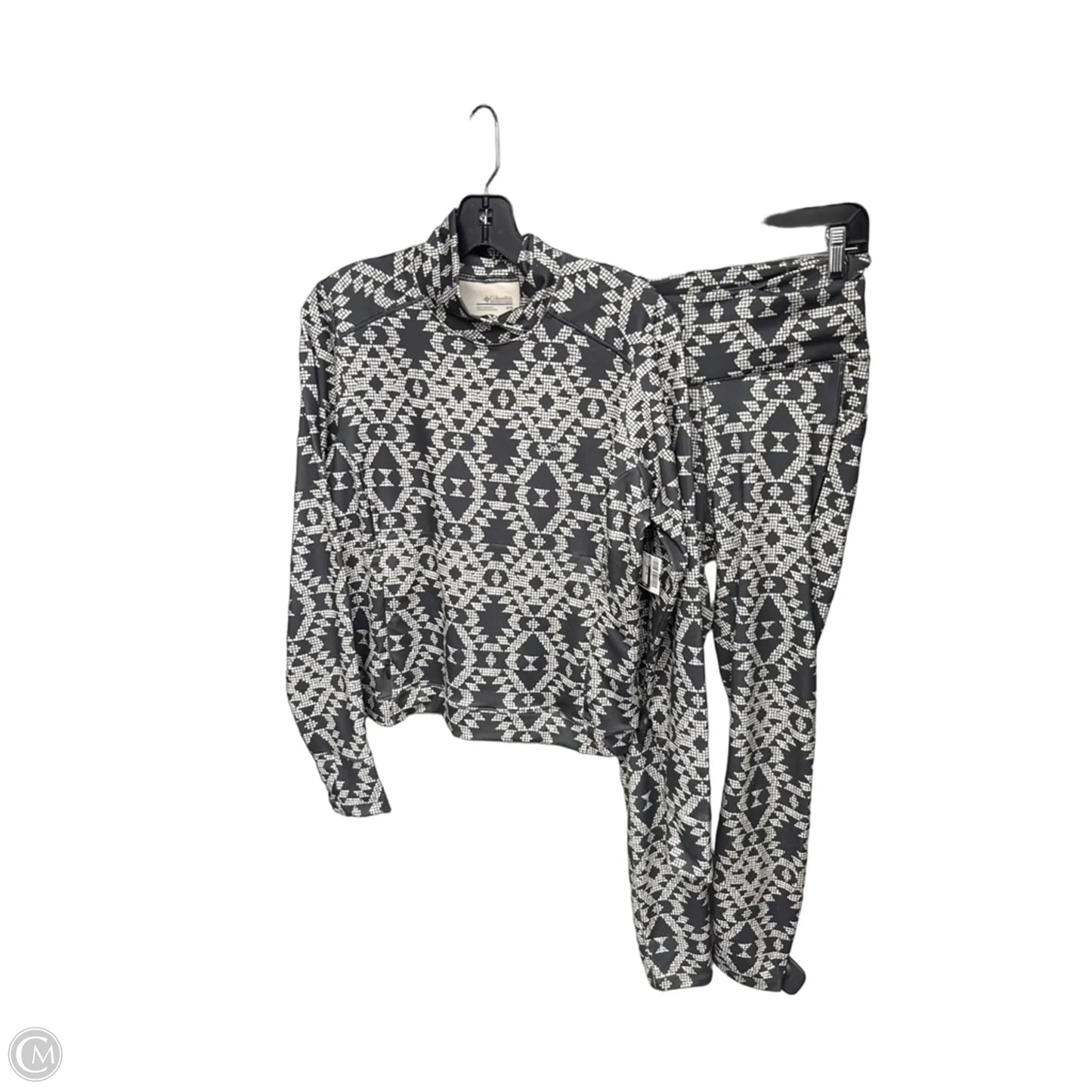 Athletic Pants 2pc By Columbia In Grey & White, Size: M