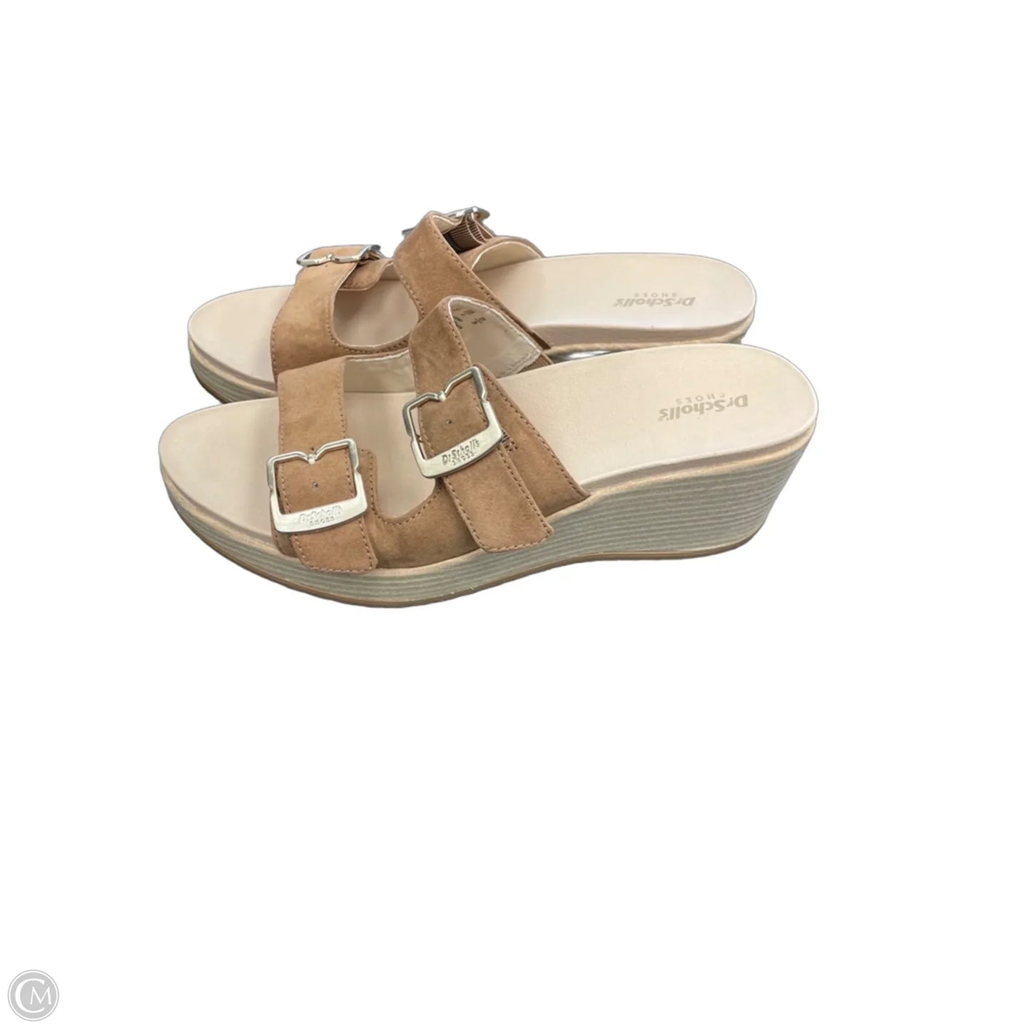 Sandals Heels Platform By Dr Scholls In Brown, Size: 10