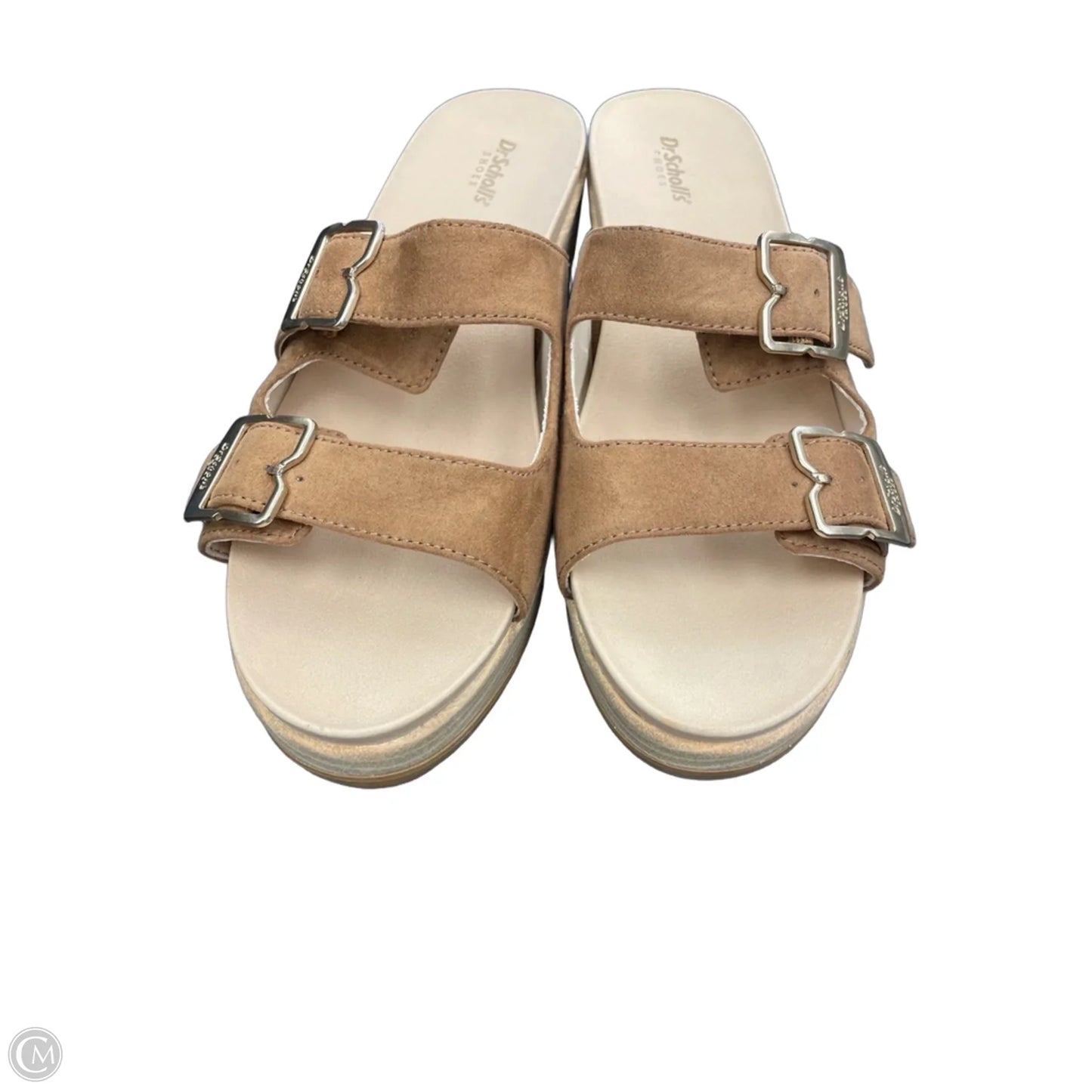 Sandals Heels Platform By Dr Scholls In Brown, Size: 10