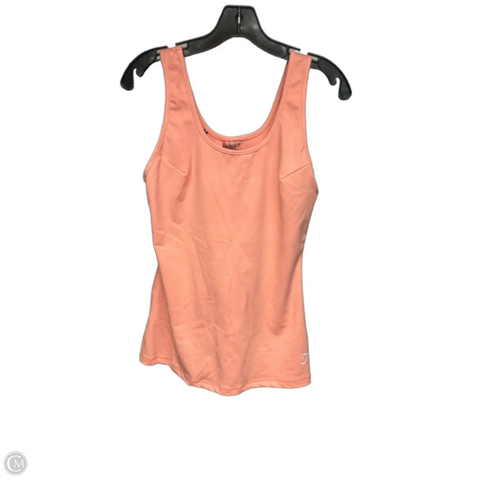 Athletic Tank Top By Gym Shark In Peach, Size: M