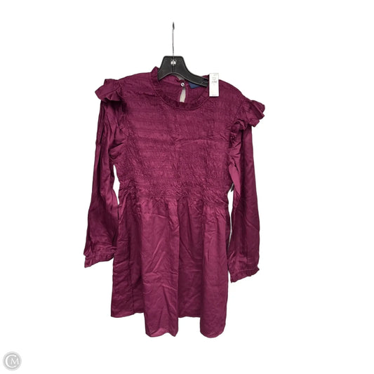 Dress Casual Midi By Gap In Purple, Size: L