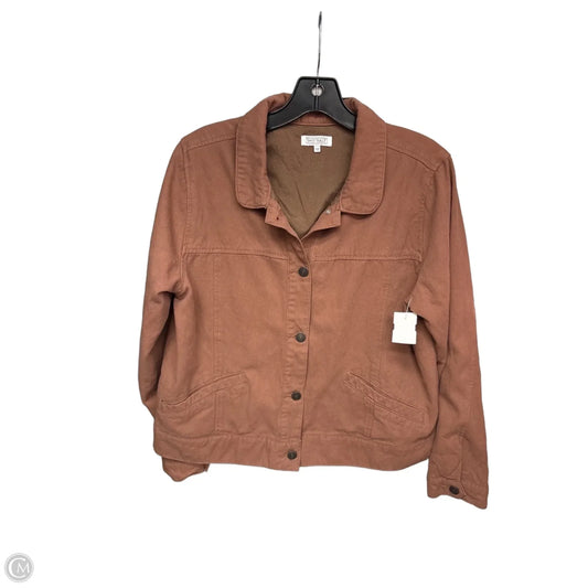 Jacket Other By Clothes Mentor In Brown, Size: L