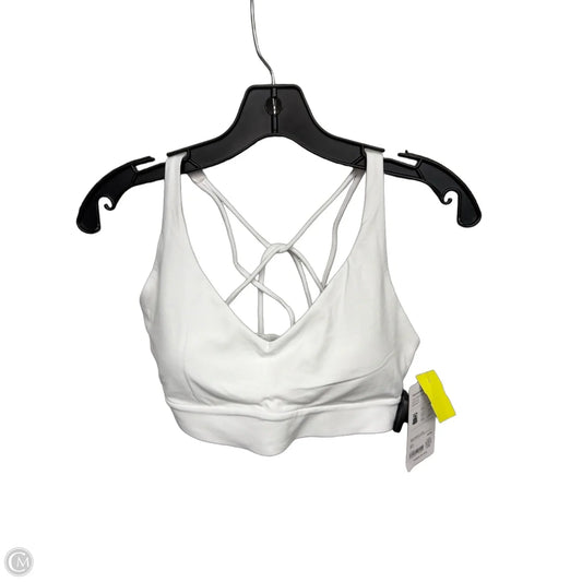 Athletic Bra By Athleta In White, Size: M