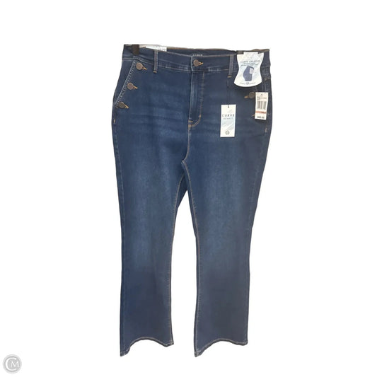 Jeans Jeggings By Curve Appeal In Blue Denim, Size: 12