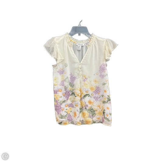 Top Sleeveless By Rachel Zoe In Yellow, Size: S