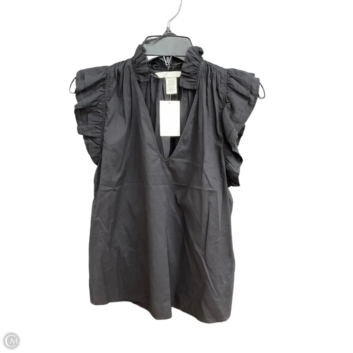 Top Sleeveless By H&m In Black, Size: Xxs