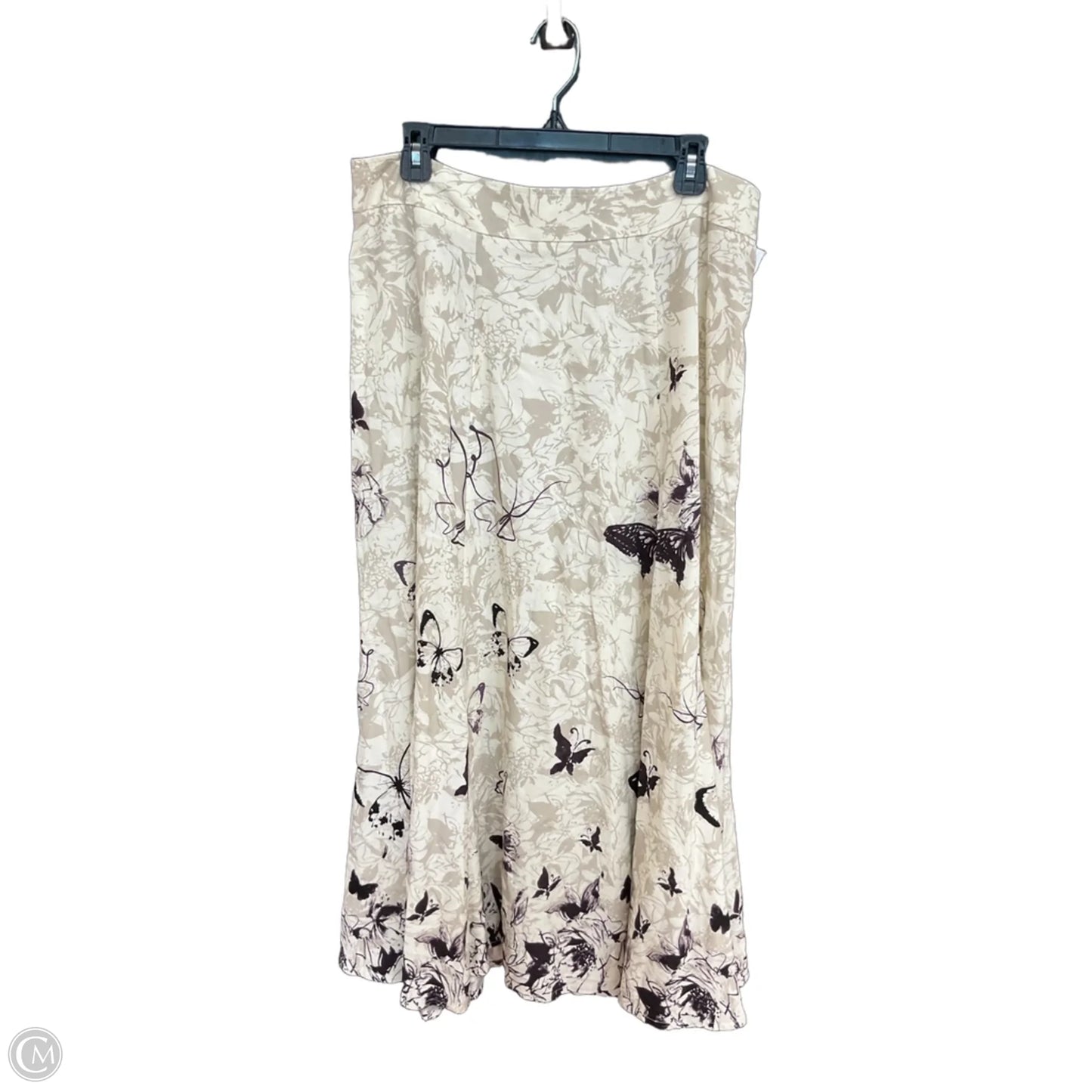 Skirt Maxi By Soft Surroundings In Cream, Size: Xl