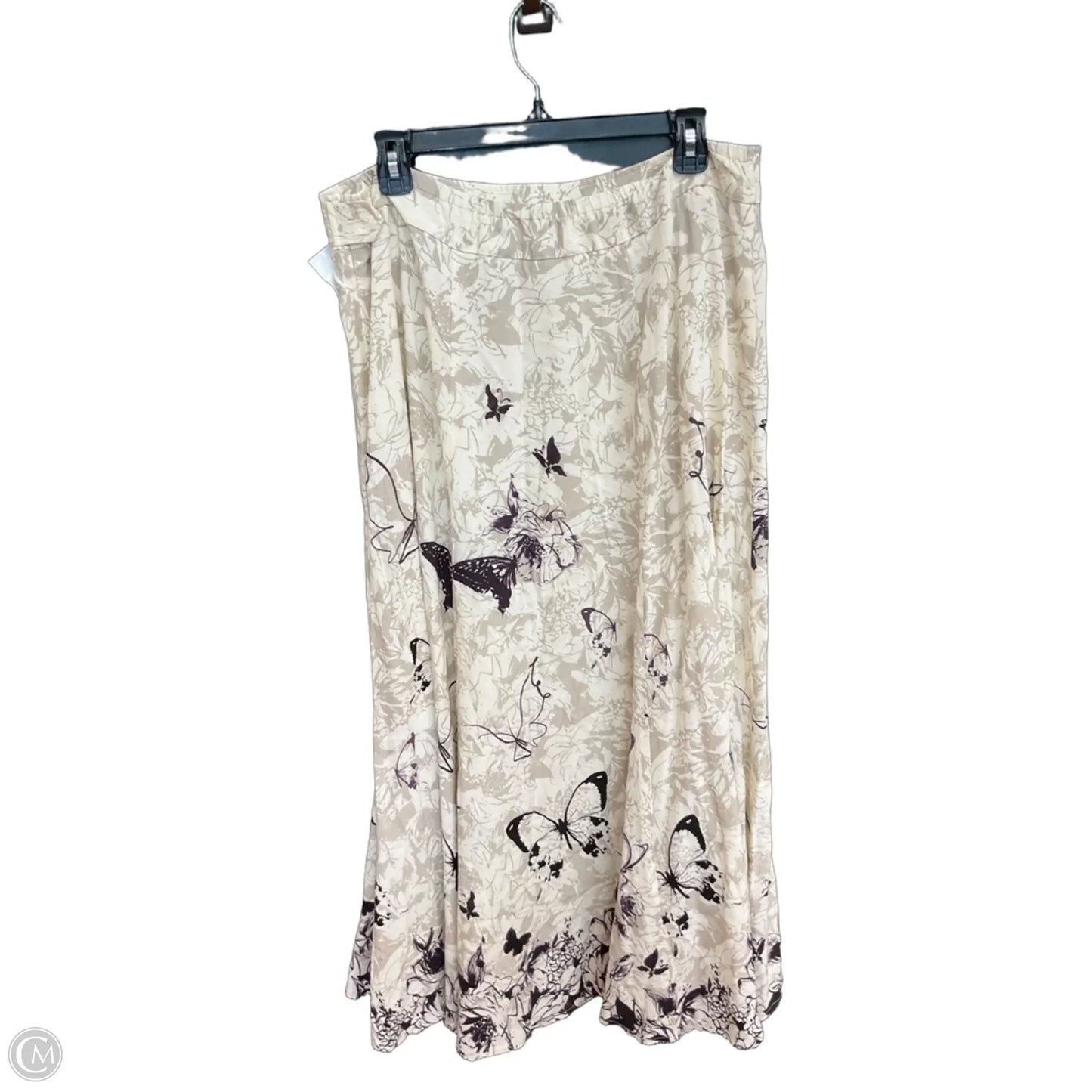 Skirt Maxi By Soft Surroundings In Cream, Size: Xl