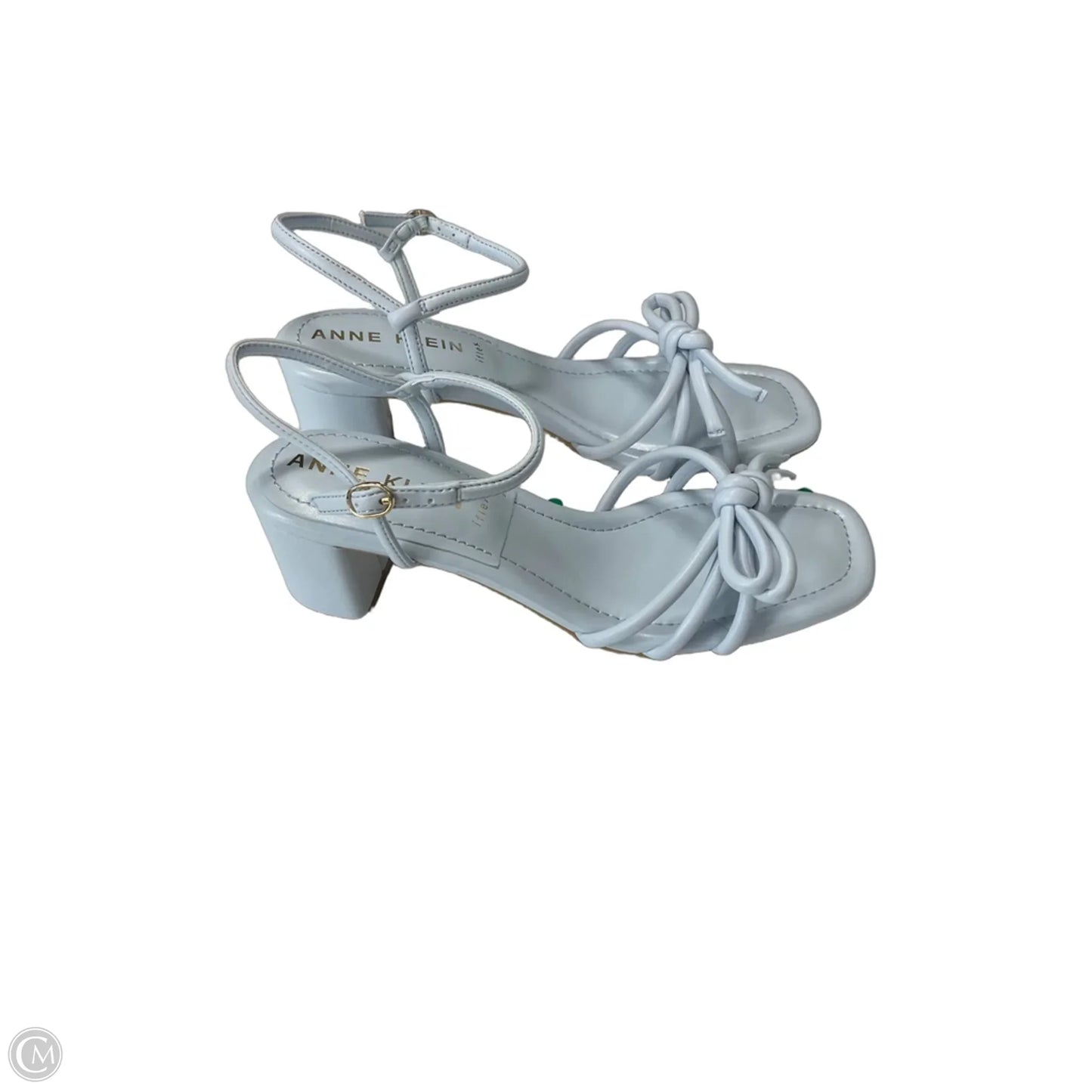 Sandals Heels Block By Anne Klein In Blue, Size: 8