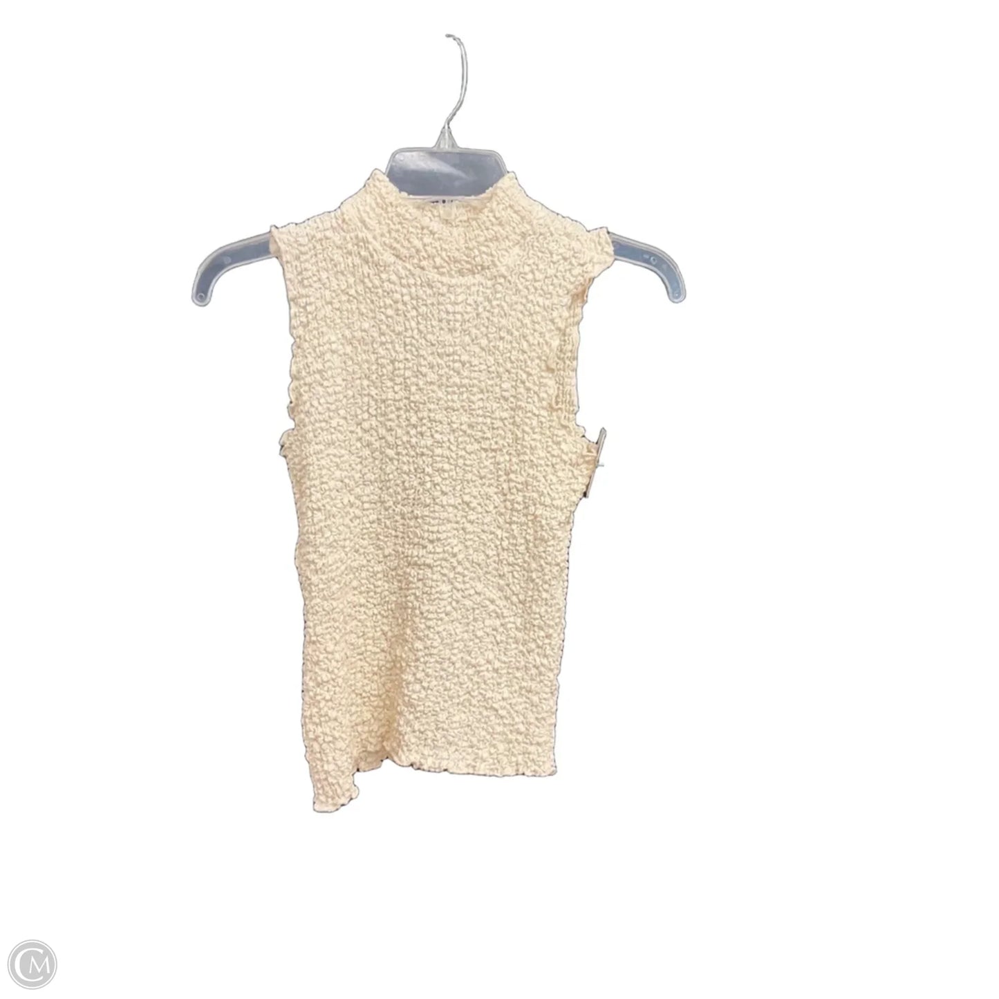 Top Sleeveless By Cyrus In Cream, Size: S