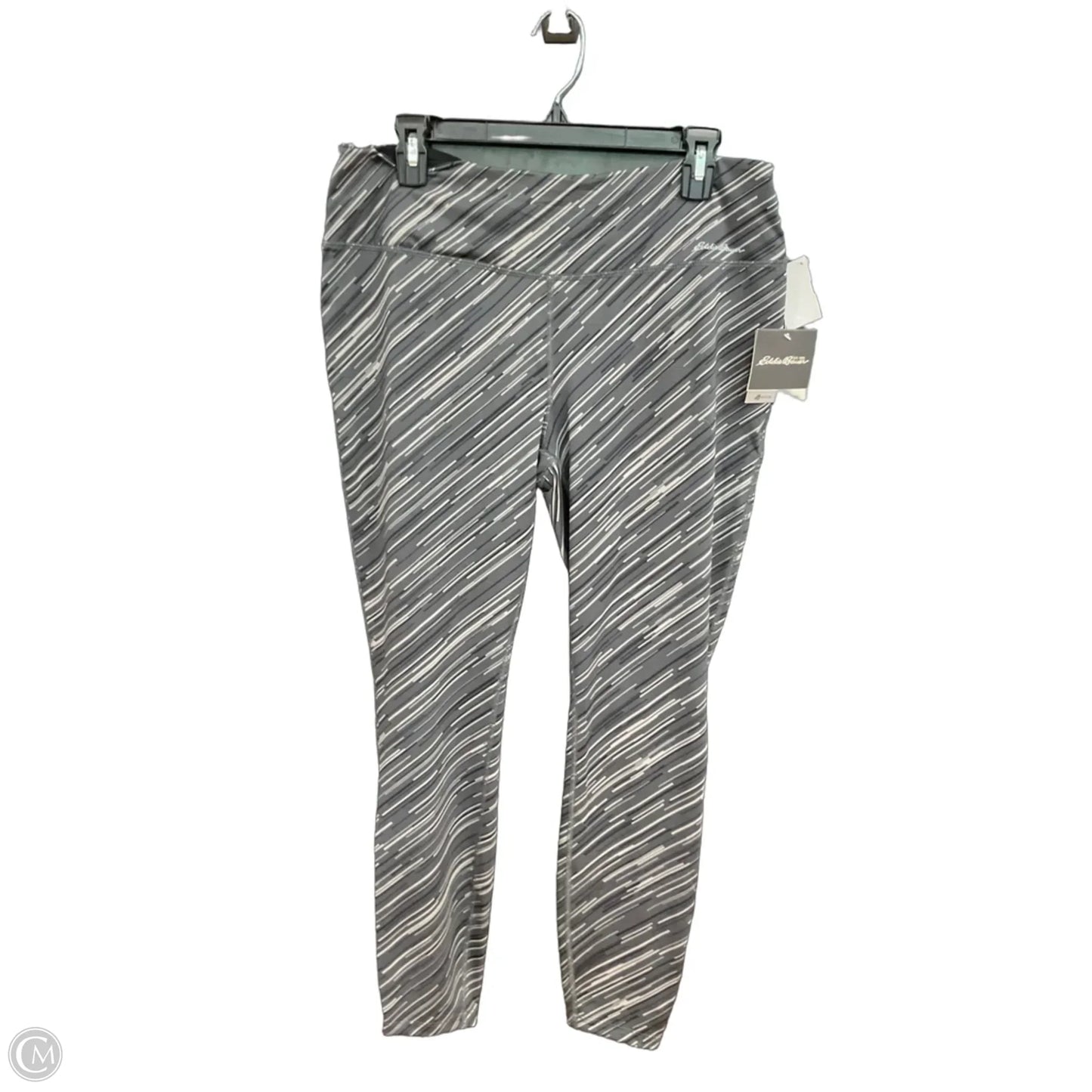 Athletic Leggings By Eddie Bauer In Grey, Size: Xl